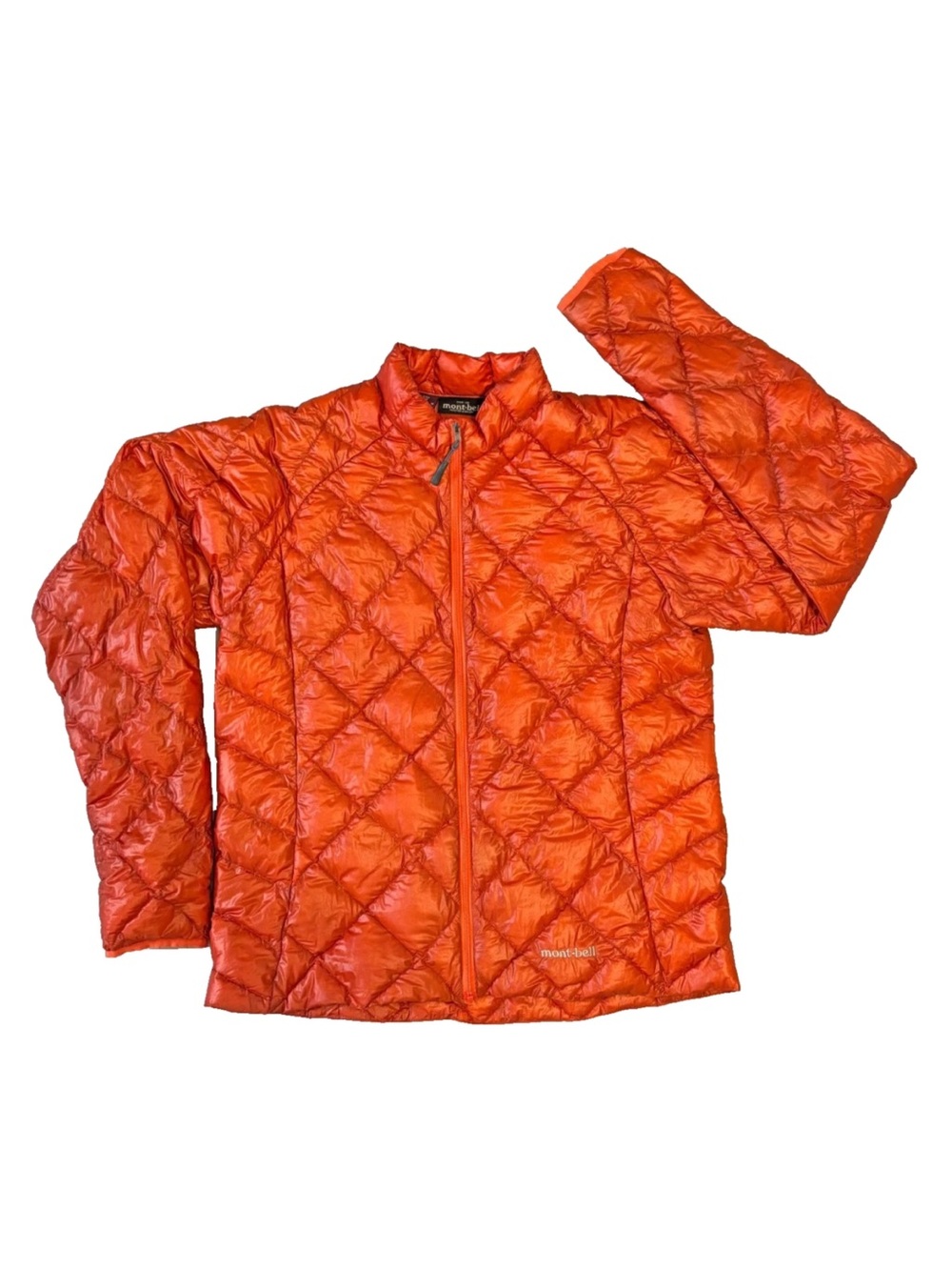 Montbell EX 800fp Down Jacket Women's Medium Diamond Quilt Full Zip Puffer 4.6oz